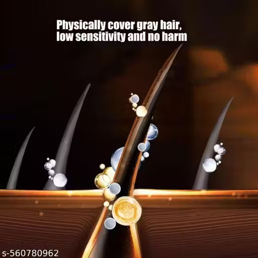 Covering White Hair is Simple and Convenient 20gm - Black