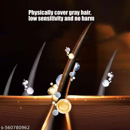 Covering White Hair is Simple and Convenient 20gm - Black